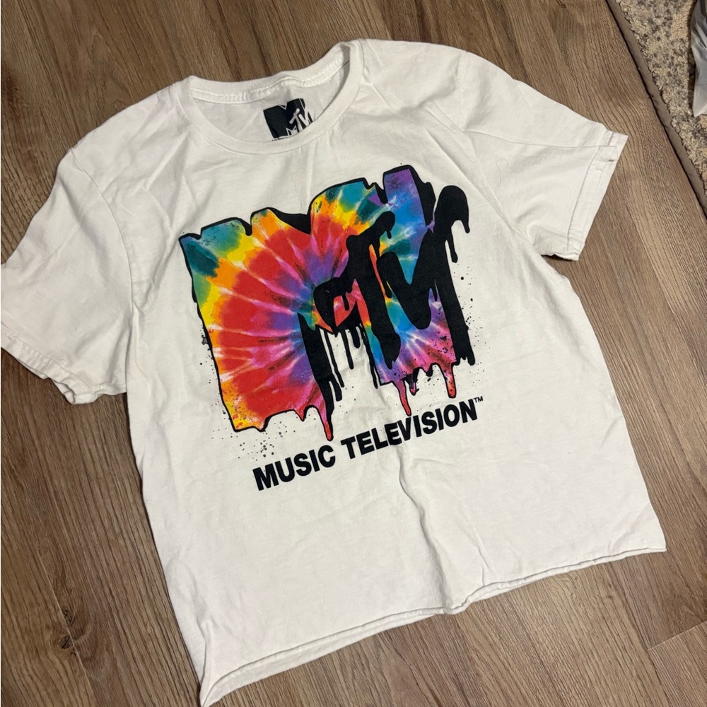 MTV Classic White Cotton Tee